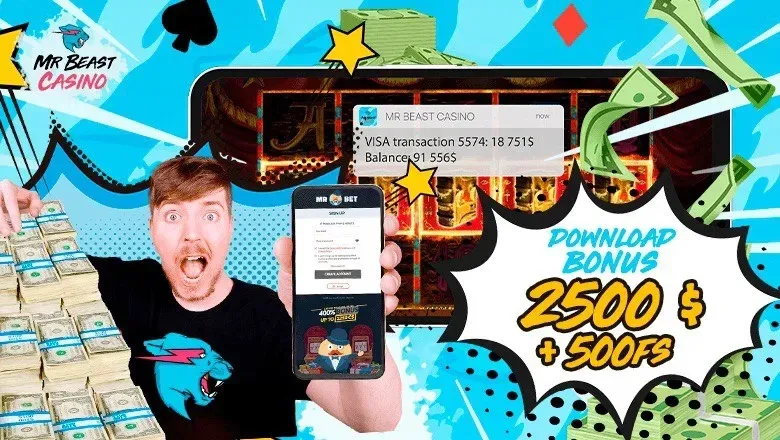 MrBeast Casino App Interface